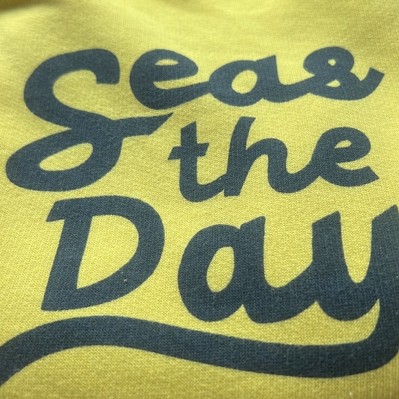 With Love from Emily + Meritt ~ Yellow Seas the Day Sweatshirt ~ Large - Picture 7 of 17